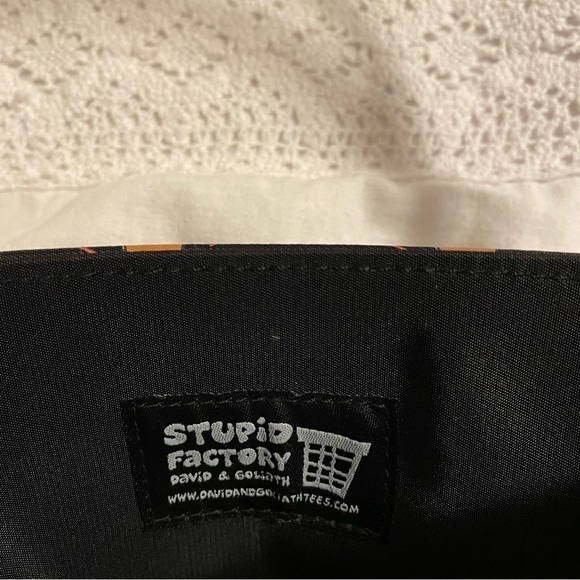 DAVID & GOLIATH handbag purse Miso Hot Bag Soup black stupid factory - Picture 4 of 5